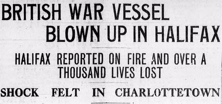 Headline in the December 7, 1917 edition of the Guardian.