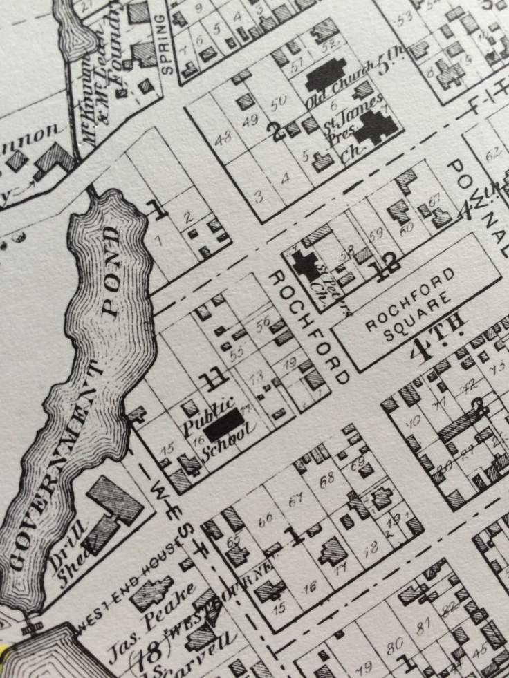 Detail of the Bog, as it appeared in Meacham's 1880 Illustrated Historical Atlas of Prince Edward Island.